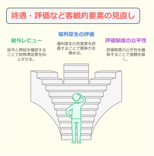 「会社の方針が合わない」退職理由の伝え方と転職4つの成功ポイント-待遇・評価など客観的要素の見直し