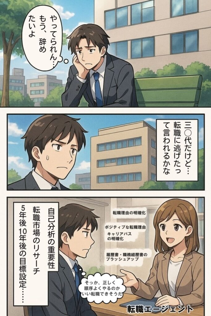 逃げの転職30代でもヒラから部長職！人生を好転させる4つの方法