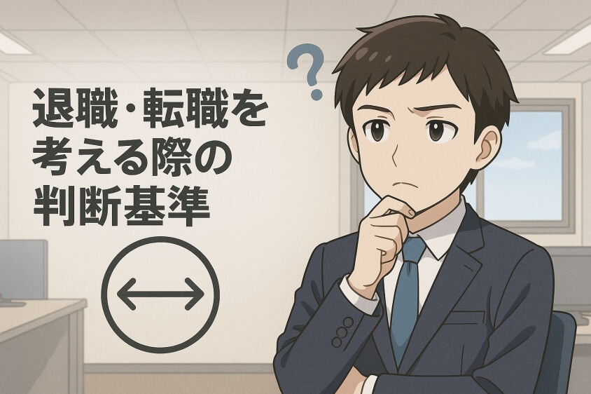ホワイト企業だけど給料低いのは限界!そんなあなたへ転職サポート-退職・転職を考える際の判断基準