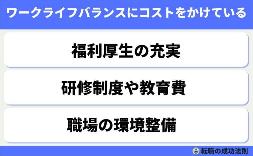 ホワイト企業だけど給料低いのは限界!そんなあなたへ転職サポート-ワークライフバランスにコストをかけている