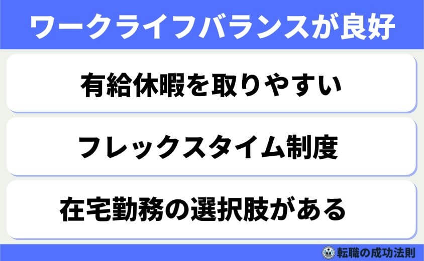 ホワイト企業だけど給料低いのは限界!そんなあなたへ転職サポート-ワークライフバランスが良好