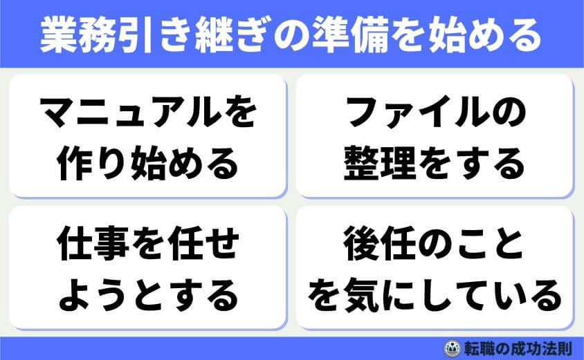 【辞める人は黙って辞める】急増！上手くいく円満退職と転職成功法-辞める前に見られる兆候-業務引き継ぎの準備を始める