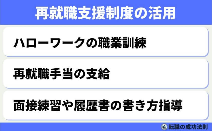 退職で診断書のメリットとデメリット診断書で受けられる支援制度解説-職後の手続きと支援制度-再就職支援制度の活用