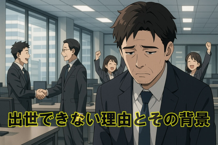 出世できないでみじめ人生に終止符！出世・昇進の共通項とその極意-出世できない理由とその背景