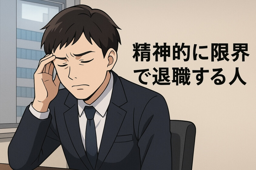 退職理由 精神的に限界-精神的に限界で退職した人の体験談
