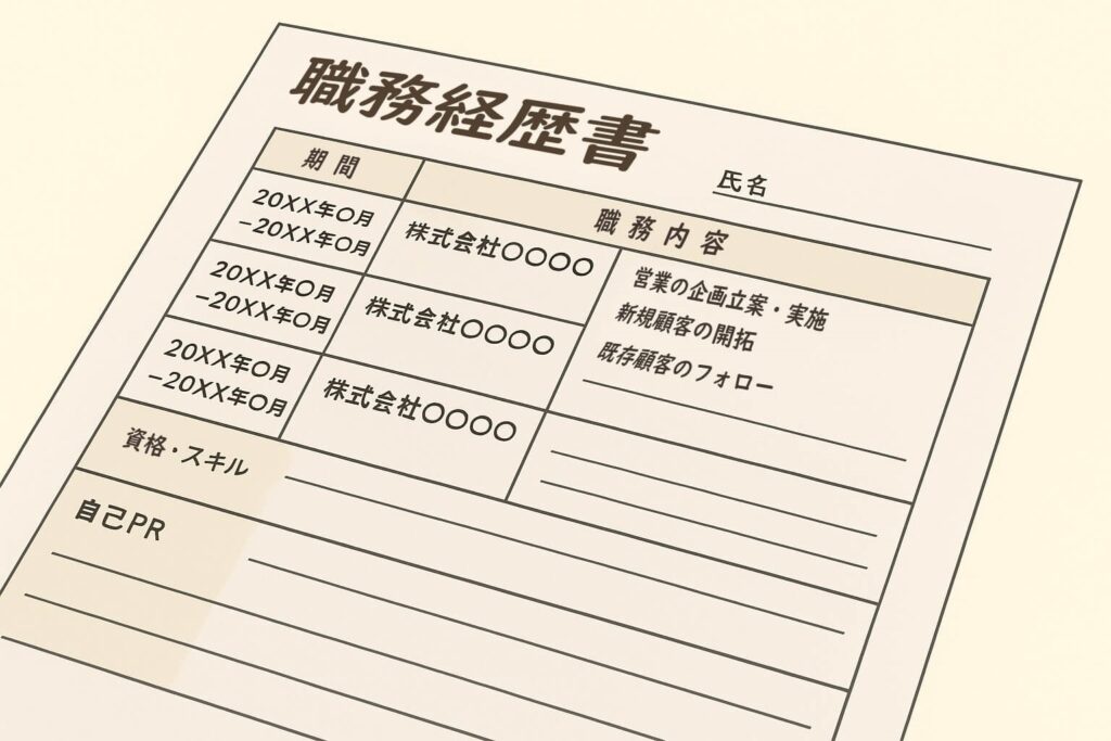 【面接に進める職務経歴書】あなたの魅力を最大限に引き出す作成方法-職務経歴書とは？応募者に有利にする作成法！