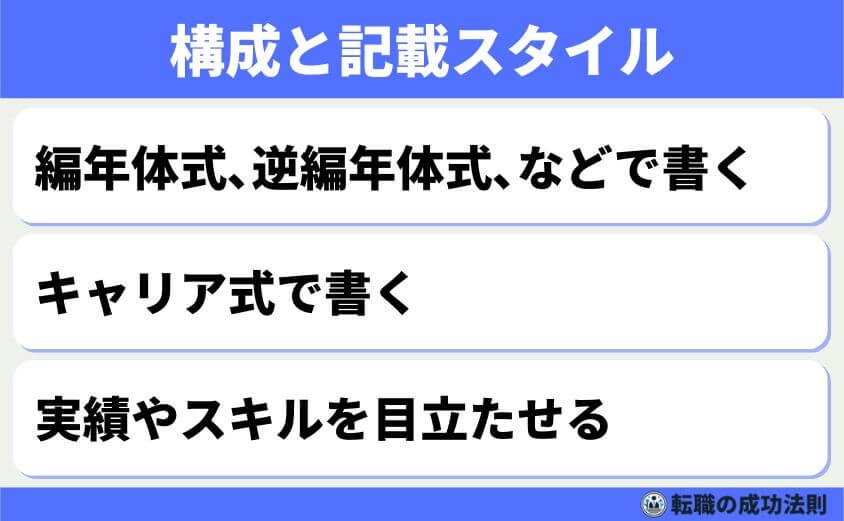 【面接に進める職務経歴書】あなたの魅力を最大限に引き出す作成方法-構成と記載スタイルを選ぶ