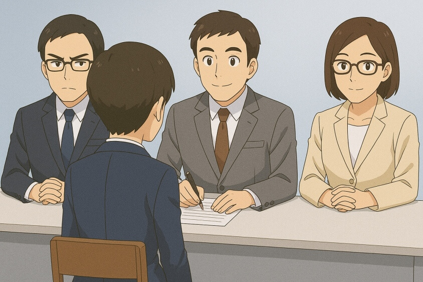 職種別例文20個！職務経験の質問は5つの面接意図を攻略で内定を！-転職面接で面接官が職務経験を聞く質問意図-面接官は職務経験に対するあなたの回答で、応募者の適性や即戦力、定着度を見極めようとしています。あなたの1～2分の話しの中から、仕事の内容だけでなく、働き方や価値観、企業文化との相性も見極めようとしているのです。