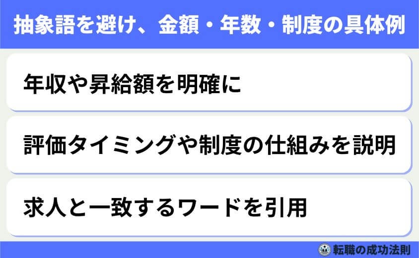 退職理由「給料が安い」の転職成功術 言い換えとOK例文で徹底解説-抽象語を避け、金額・年数・制度の具体例で語る