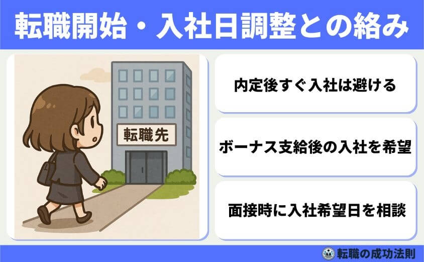 ボーナス前退職はもったいない?迷った時の判断ポイント5選-転職開始・入社日調整との絡み