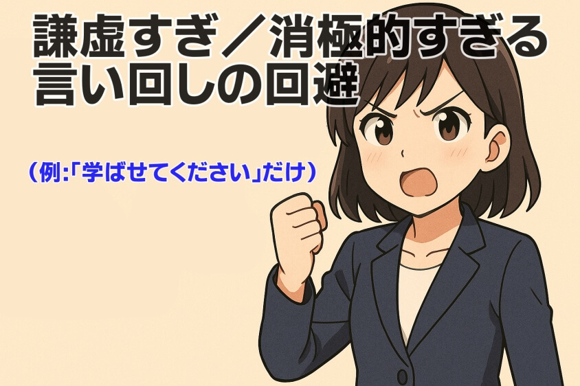 未経験職でも3つの鉄則で内定UP　職種・年代別志望動機例文5選-謙虚すぎ／消極的すぎる言い回しの回避（例：「学ばせてください」だけ）