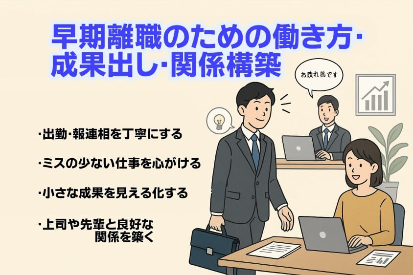 早期離職の印象を克服するための働き方・成果出し・関係構築-新卒一年目の転職は本当に厳しいか？成功の秘訣とリアルな体験例