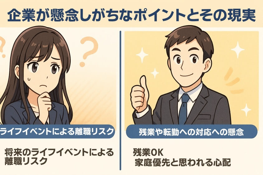 企業が懸念しがちなポイント（＝“不安材料”）とその現実-20代既婚子なしの転職 成功事例と失敗事例にみる転職マニュアル