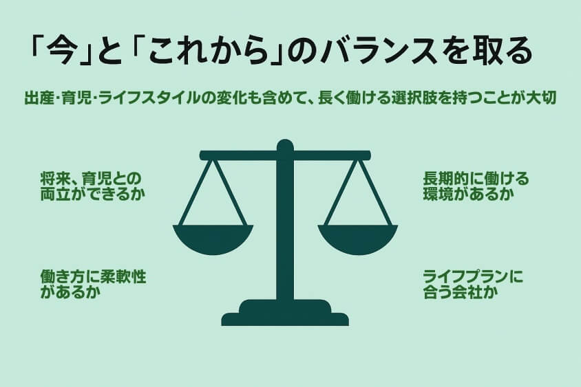 将来のライフイベントも見据えた上で、「今」と「これから」のバランスを取ること-20代既婚子なしの転職 成功事例と失敗事例にみる転職マニュアル