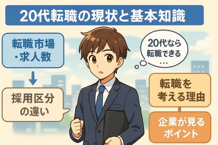 20代転職の現状と基本知識-【たった5つの秘策】20代が短期で転職できた成功例を徹底解説