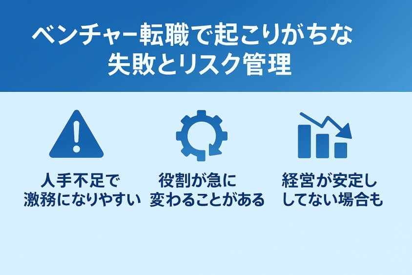 ベンチャー転職で起こりがちな失敗とリスク管理-【たった5つの秘策】20代が短期で転職できた成功例を徹底解説