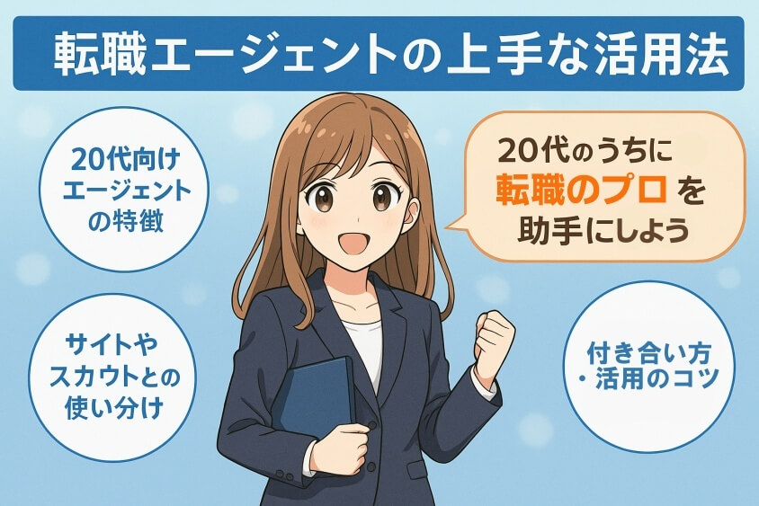 転職エージェントの上手な活用法-【たった5つの秘策】20代が短期で転職できた成功例を徹底解説