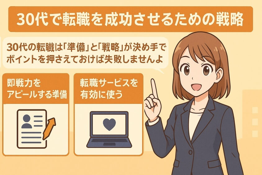 30代で転職を成功させるための戦略-30代 転職のきっかけ「成功と失敗」体験談と転職成功法 徹底解説
