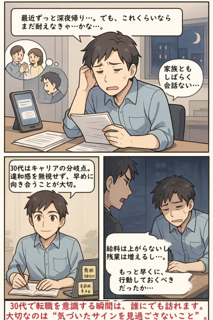 30代 転職のきっかけ「成功と失敗」体験談と転職成功法 徹底解説-マンガ