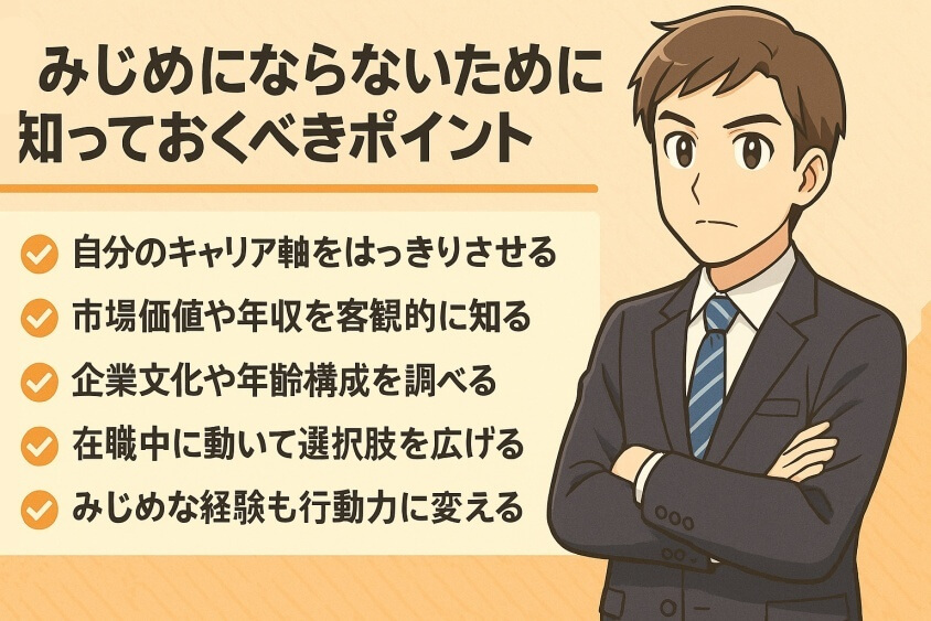 「みじめ」にならないために知っておくべきポイント-30代の転職で「みじめな失敗」しないための実際の体験談と対策