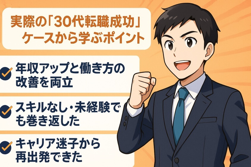 実際の「30代転職成功」ケースから学ぶポイント-30代の転職で「みじめな失敗」しないための実際の体験談と対策