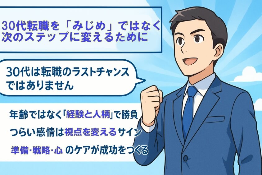 まとめ：30代転職を「みじめ」ではなく次のステップに変えるために-30代の転職で「みじめな失敗」しないための実際の体験談と対策