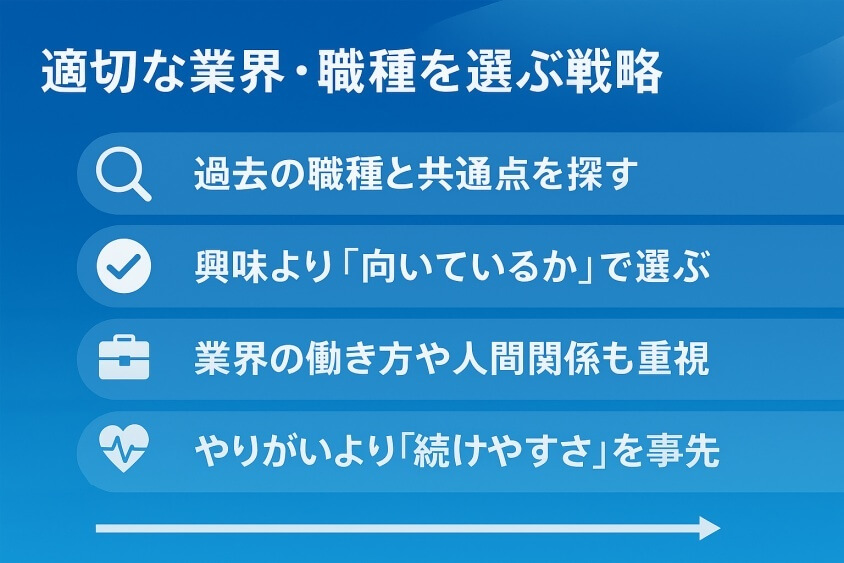 適切な業界・職種を選ぶ戦略-転職回数を気にしない業界・業種12選 転職のコツ大公開！