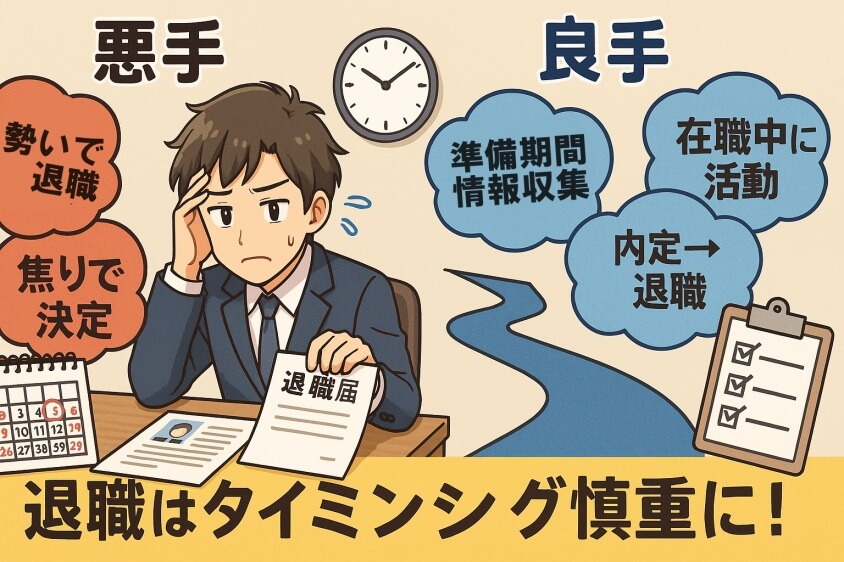 【転職失敗で後悔】…次こそ「成功の4つの転職術」-退職準備・転職タイミングを誤った後悔