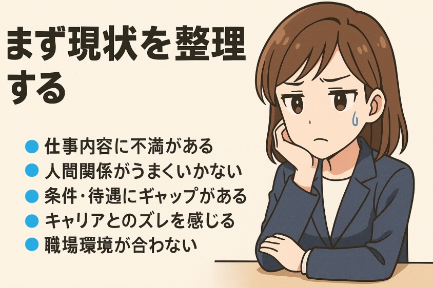 【転職失敗で後悔】…次こそ「成功の4つの転職術」-まず現状を整理する