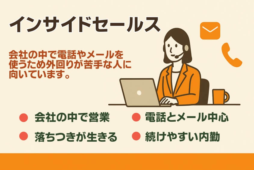 インサイドセールス-30代既婚・子なし女性の転職で人気の業界・職種！