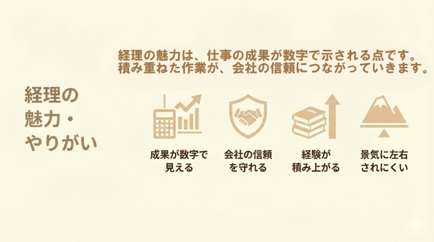経理の魅力・やりがい-未経験から経理へ転職！内定する「経理に興味を持った理由」必勝法