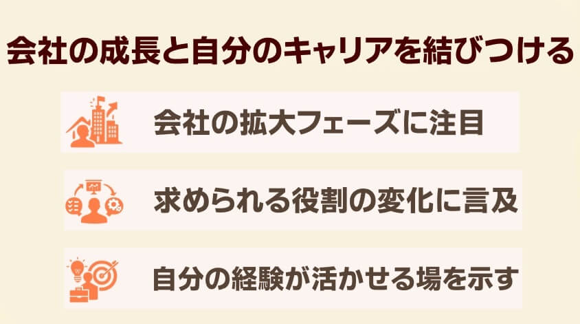 会社の成長と自分のキャリアを結びつける-経理職に向けた志望動機事例集：なぜこの会社を選ぶのか？
