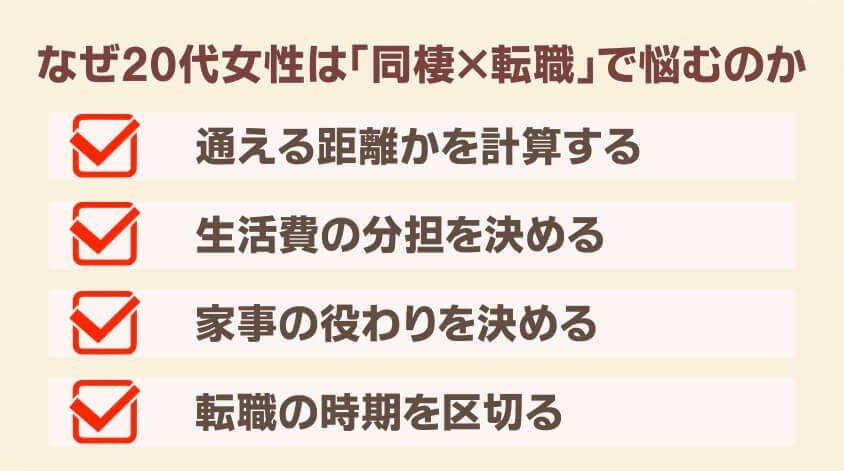 なぜ20代女性は「同棲×転職」で悩むのか-【20代女性】同棲で転職 面接・働き方で後悔しないための完全ガイド