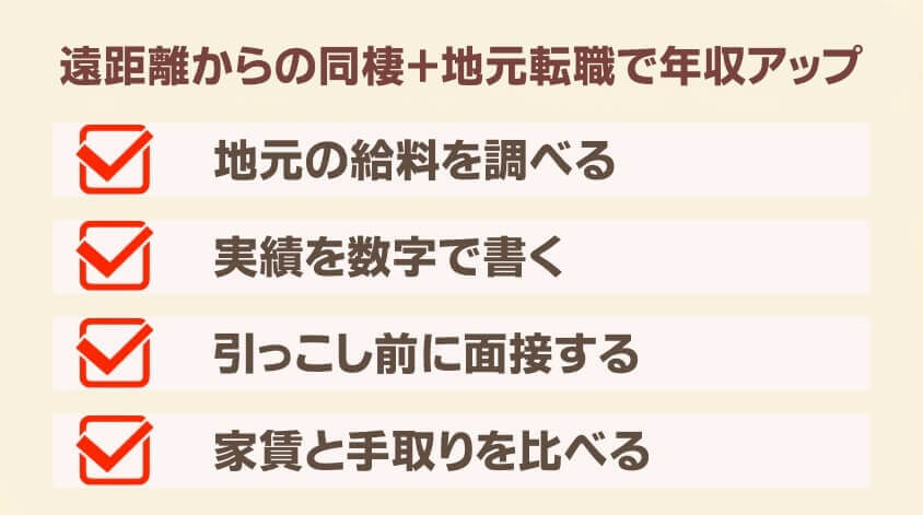 遠距離からの同棲+地元転職で年収アップ-【20代女性】同棲で転職 面接・働き方で後悔しないための完全ガイド
