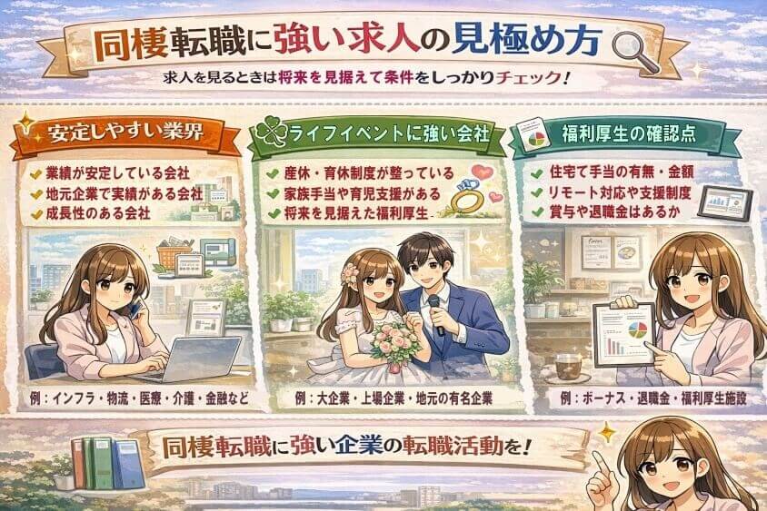 同棲転職に強い求人の見極め方-【20代女性】同棲で転職 面接・働き方で後悔しないための完全ガイド